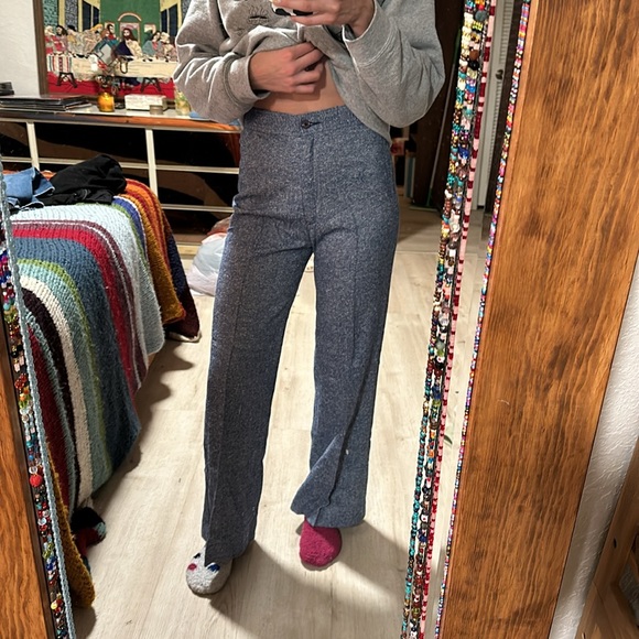 Vintage Plain Jane high waisted light blue trousers - Picture 9 of 10